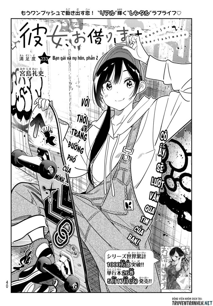 Kanojo, Okarishimasu Chapter 233 - Trang 2