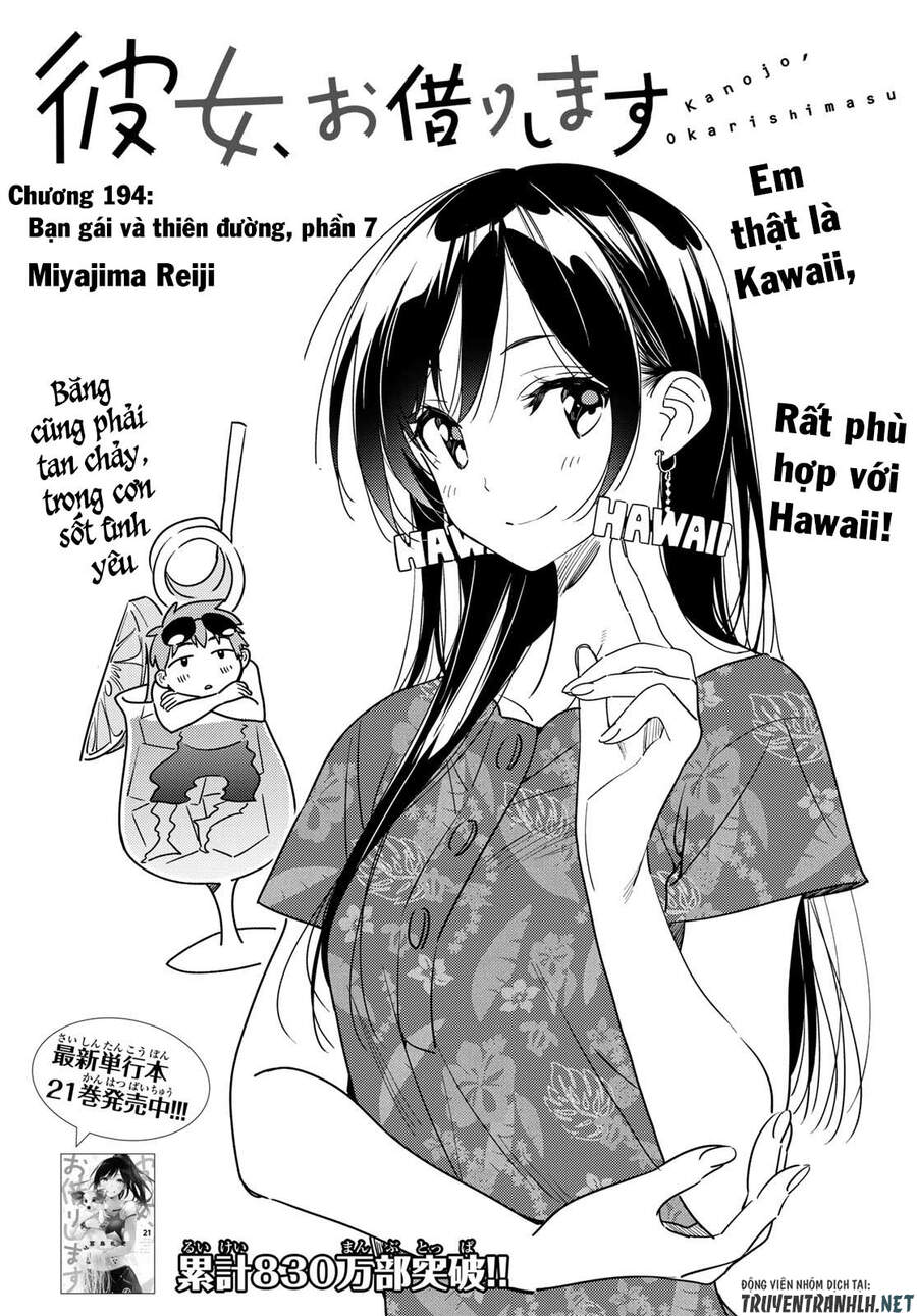 Kanojo, Okarishimasu Chapter 194 - Trang 2