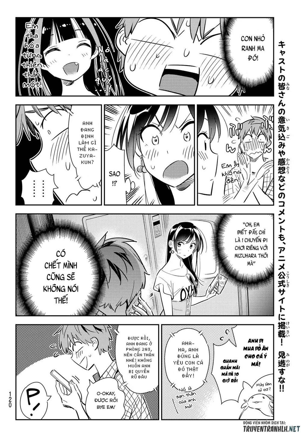 Kanojo, Okarishimasu Chapter 133 - Trang 2