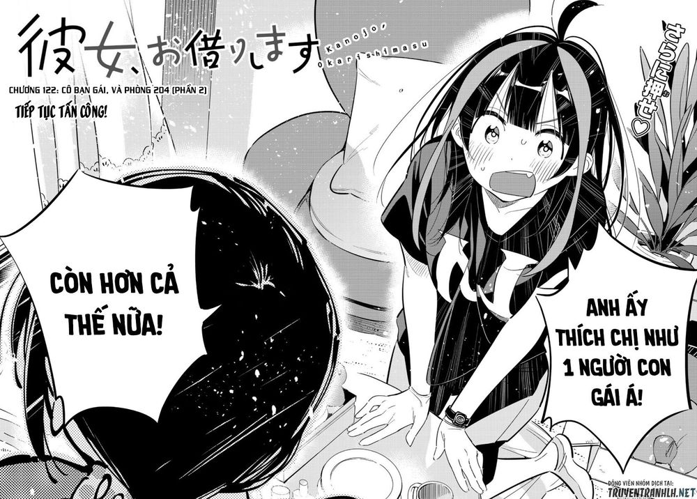 Kanojo, Okarishimasu Chapter 122 - Trang 2