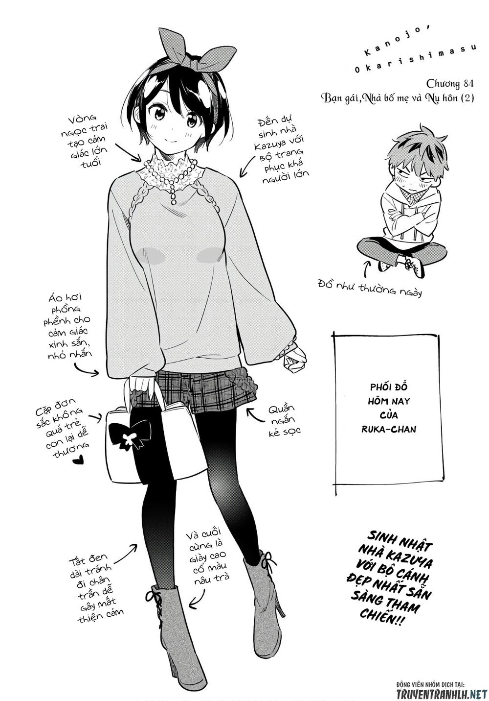 Kanojo, Okarishimasu Chapter 84 - Trang 2