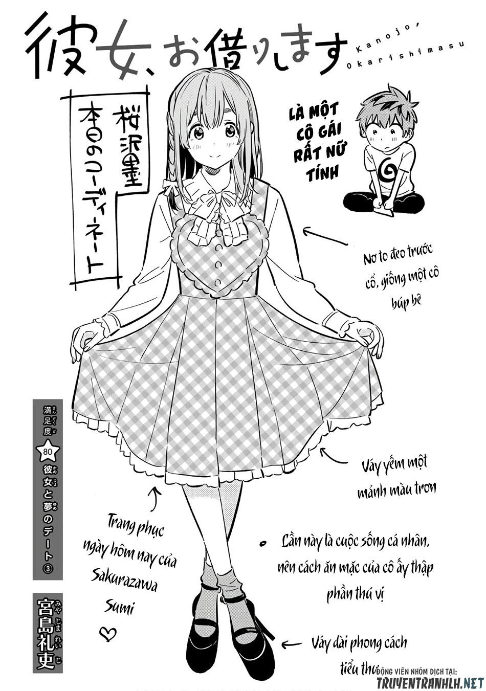 Kanojo, Okarishimasu Chapter 80 - Trang 2