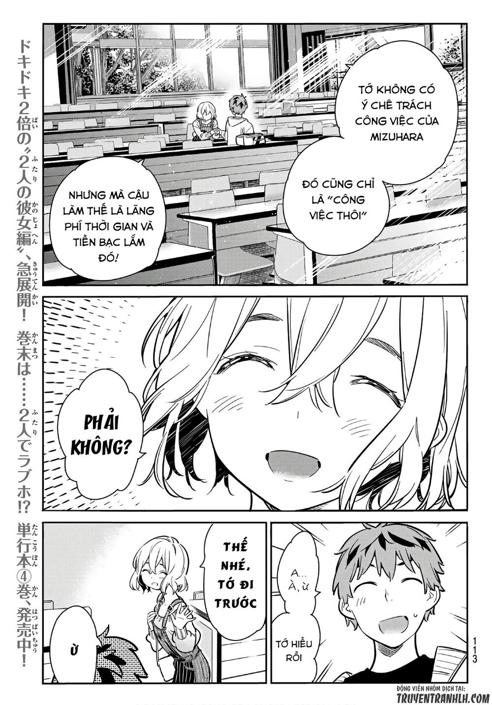 Kanojo, Okarishimasu Chapter 62 - Trang 2