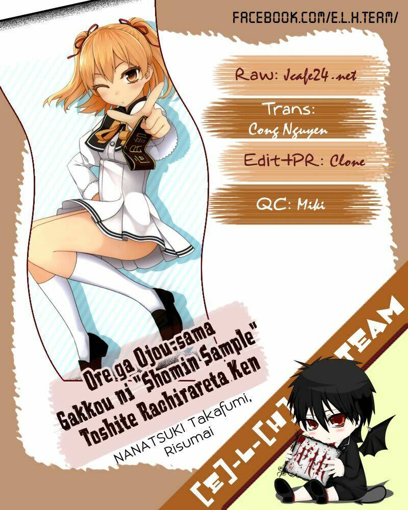 Ore Ga Ojou-Sama Gakkou Ni “Shomin Sample” Toshite Rachirareta Ken Chapter 29 - Trang 2