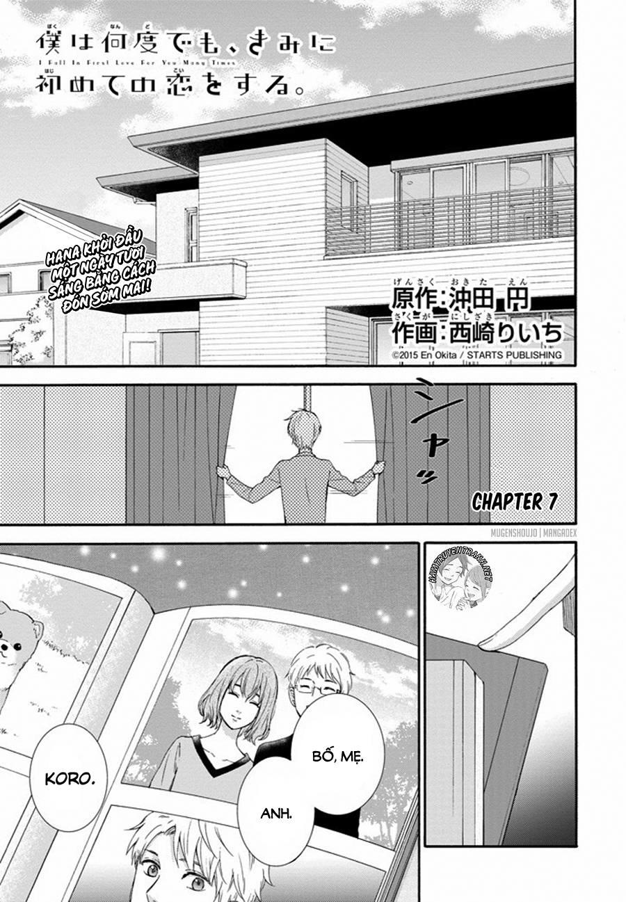 Boku Wa Nando Demo, Kimi Ni Hajimete No Koi Wo Suru Chapter 7 - Trang 2