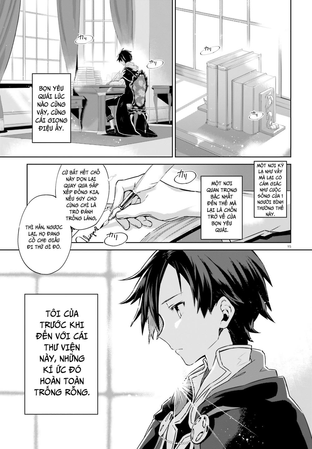 Kagami No Mukou No Saihate Toshokan: Kou No Yuusha To Itsuwari No Maou Chapter 1 - Trang 2