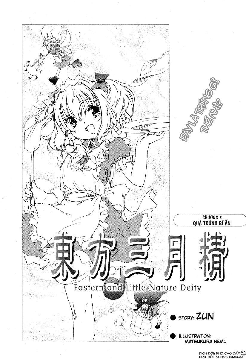 Touhou Sangetsusei~ East And Little Nature Deity Chapter 5 - Trang 2