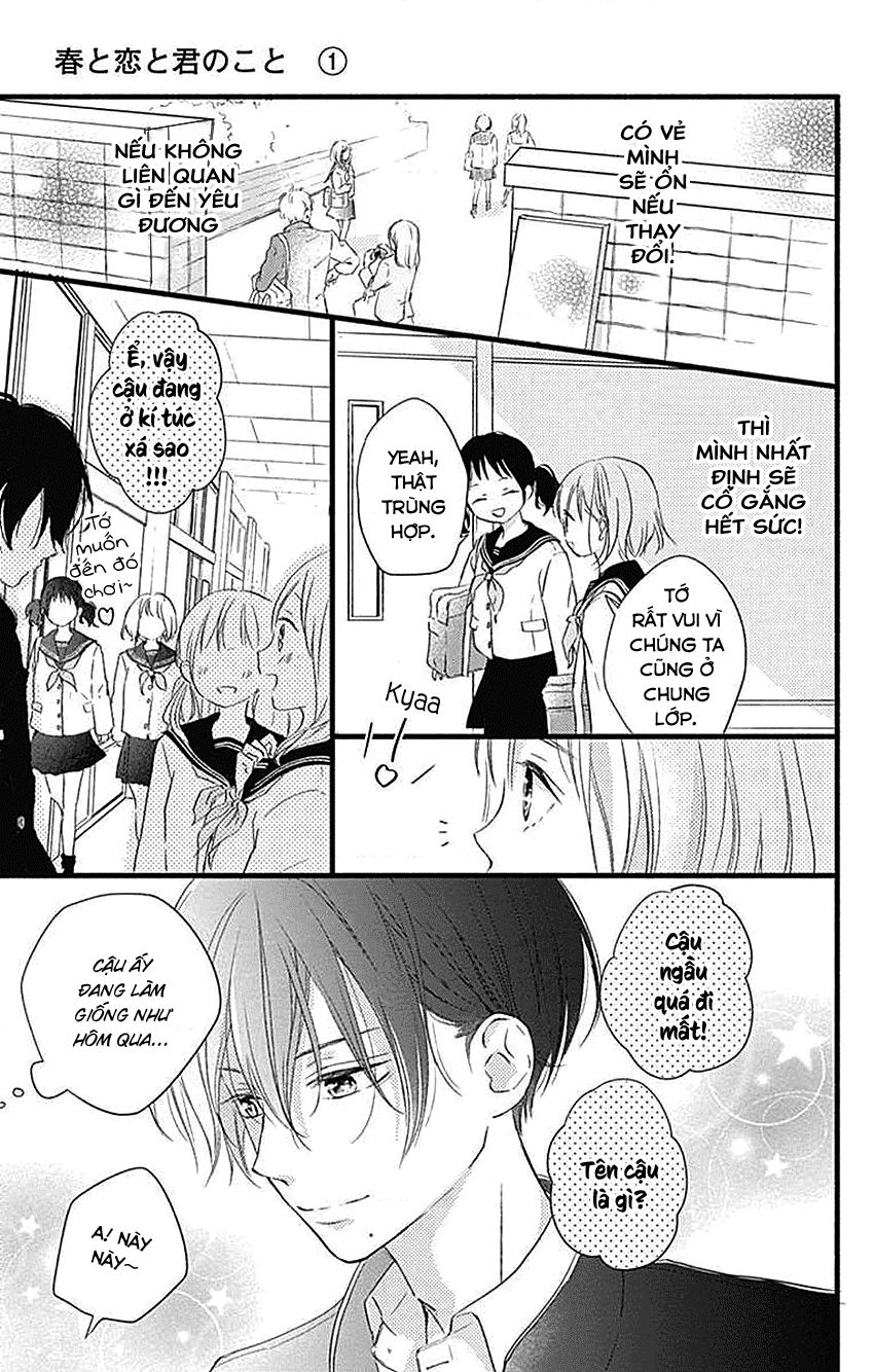 Haru To Koi To Kimi No Koto Chapter 1 - Trang 2