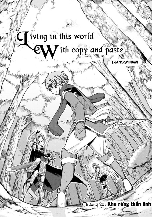 Living In This World With Cut & Paste Chapter 20 - Trang 2