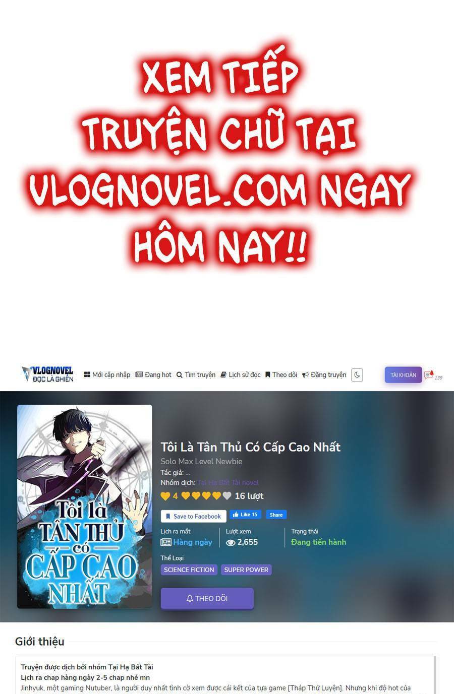 Người Chơi Mới Cấp Tối Đa Chapter 52 - Trang 2