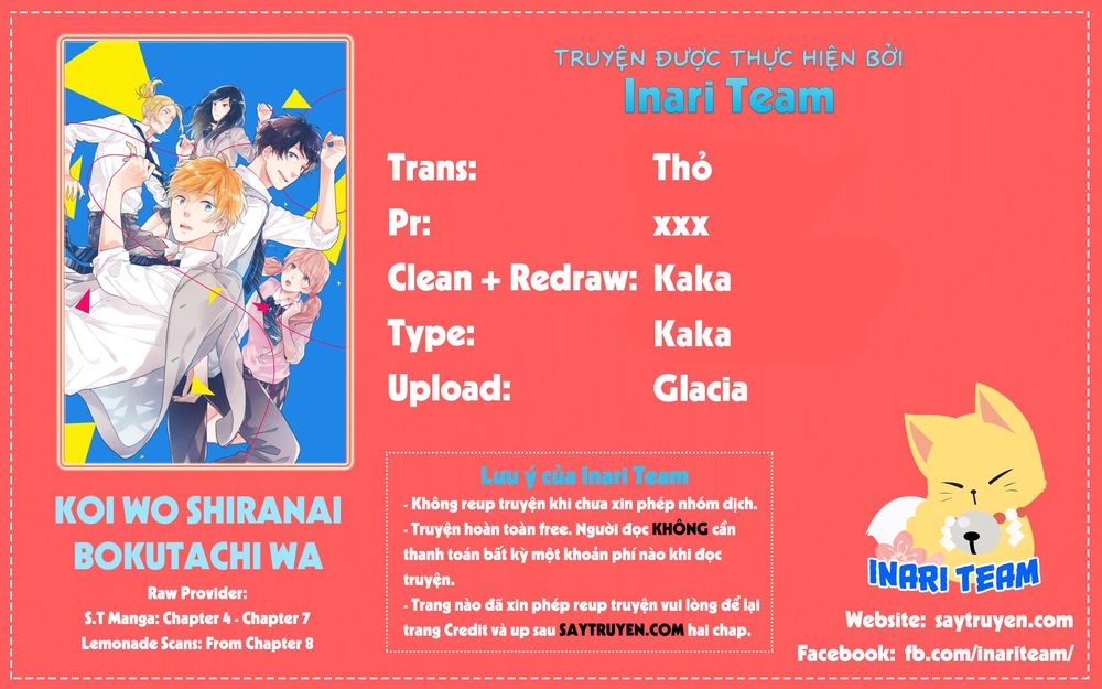 Koi Wo Shiranai Bokutachi Wa Chapter 9 - Trang 2