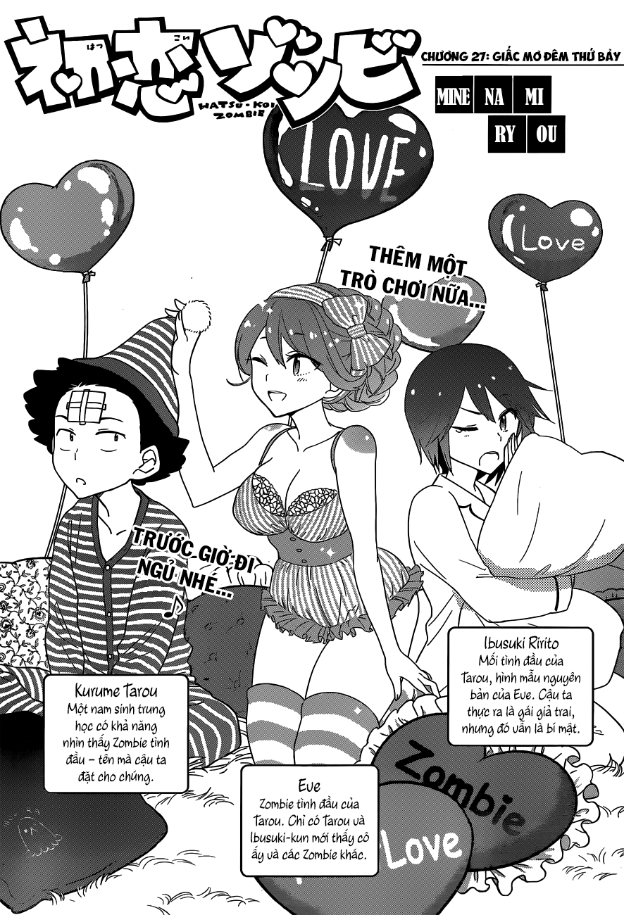 Hatsukoi Zombie Chapter 27 - Trang 2