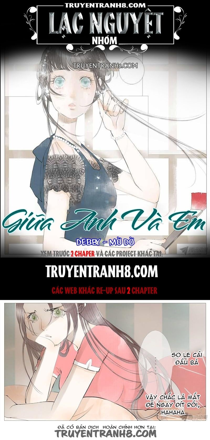 Giữa Anh Và Em Chapter 7 - Trang 2