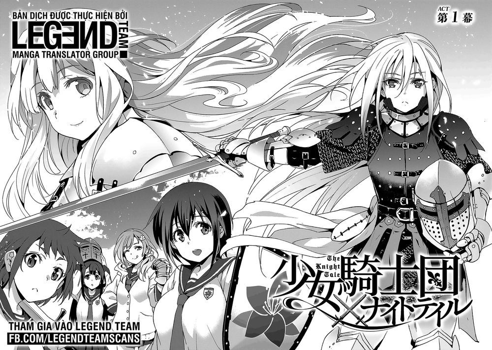 Shoujo Kishidan X Knight Tale Chapter 1 - Trang 2