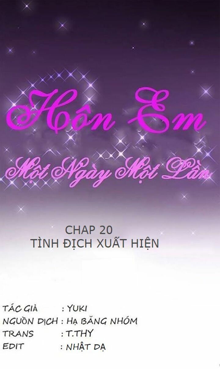 Hôn Em Một Ngày Một Lần Chapter 20 - Trang 2