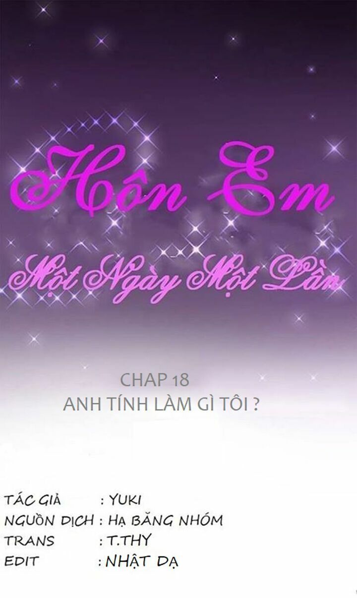 Hôn Em Một Ngày Một Lần Chapter 18 - Trang 2