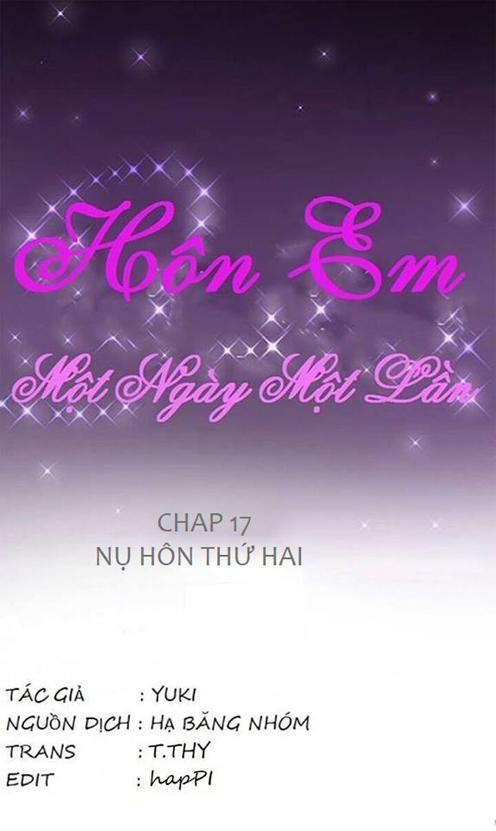 Hôn Em Một Ngày Một Lần Chapter 17 - Trang 2