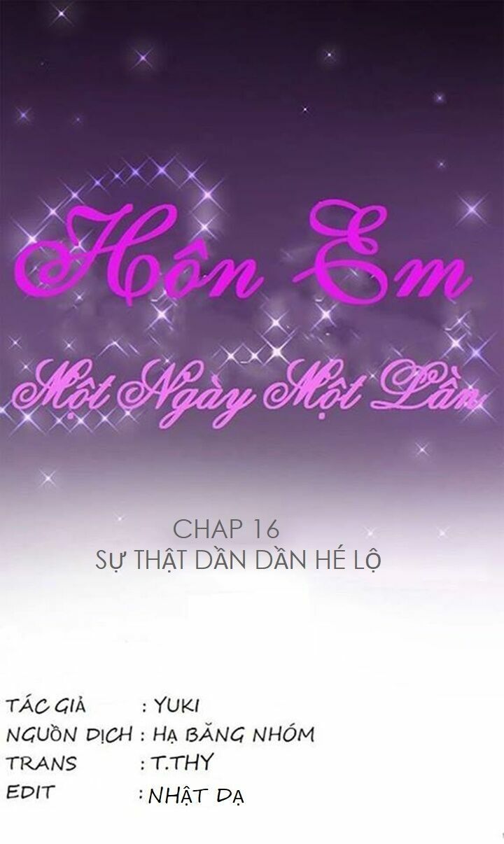 Hôn Em Một Ngày Một Lần Chapter 16 - Trang 2