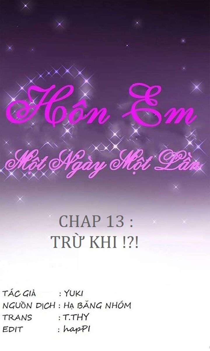 Hôn Em Một Ngày Một Lần Chapter 13 - Trang 2