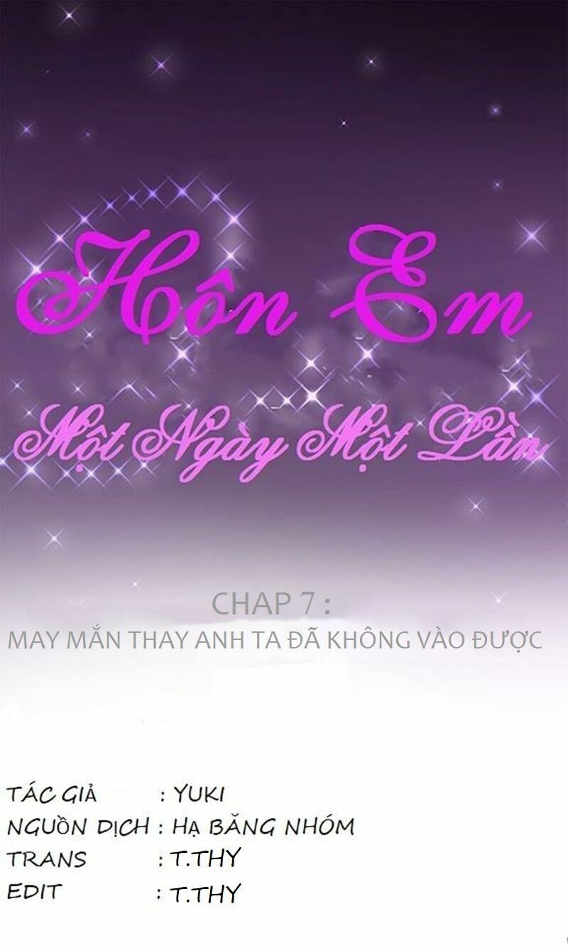 Hôn Em Một Ngày Một Lần Chapter 7 - Trang 2