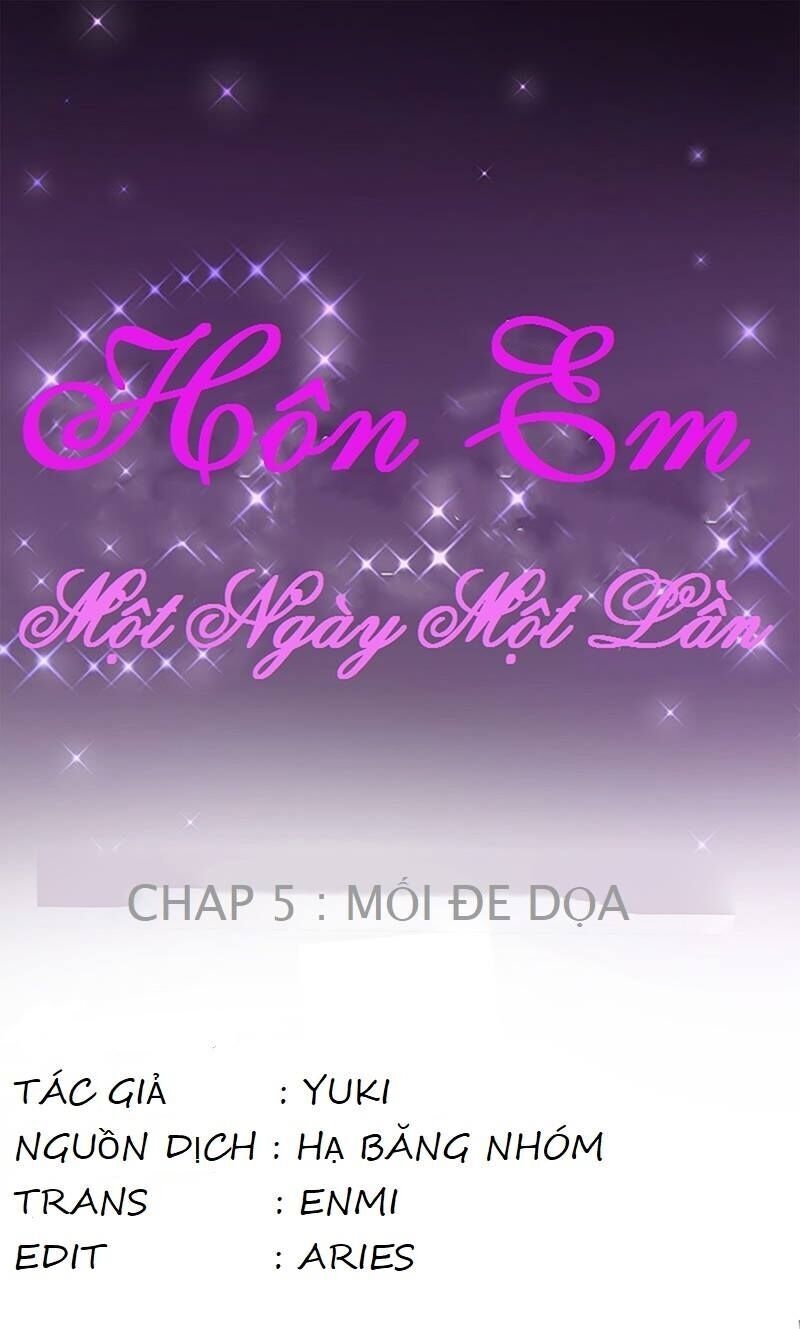 Hôn Em Một Ngày Một Lần Chapter 5 - Trang 2