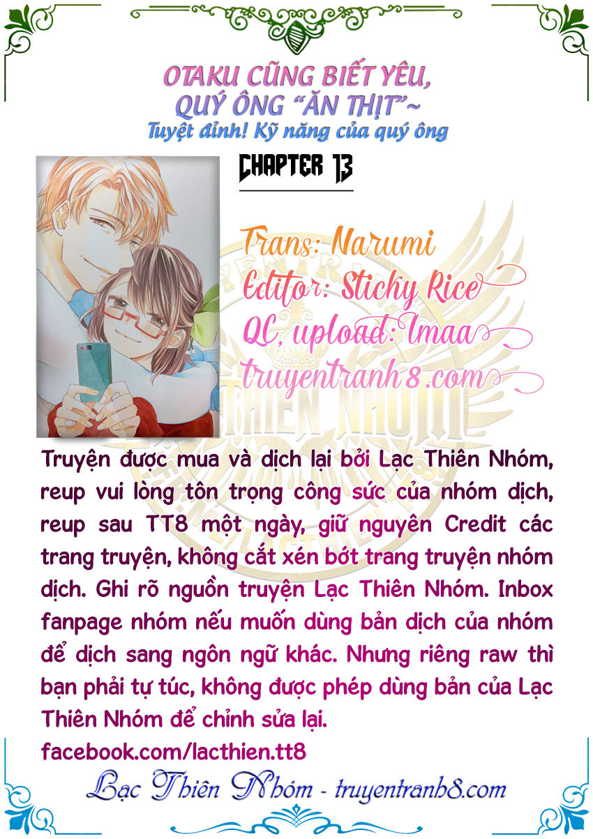 Otaku Cũng Biết Yêu Chapter 13 - Trang 2