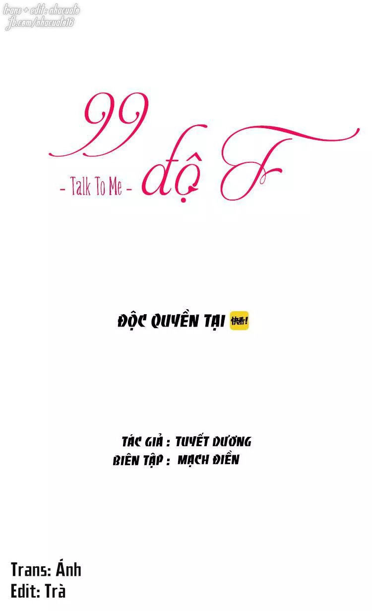 99 Độ F – Talk To Me Chapter 27 - Trang 2