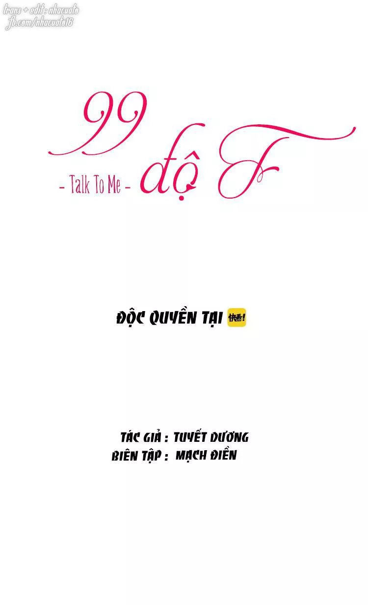 99 Độ F – Talk To Me Chapter 25 - Trang 2