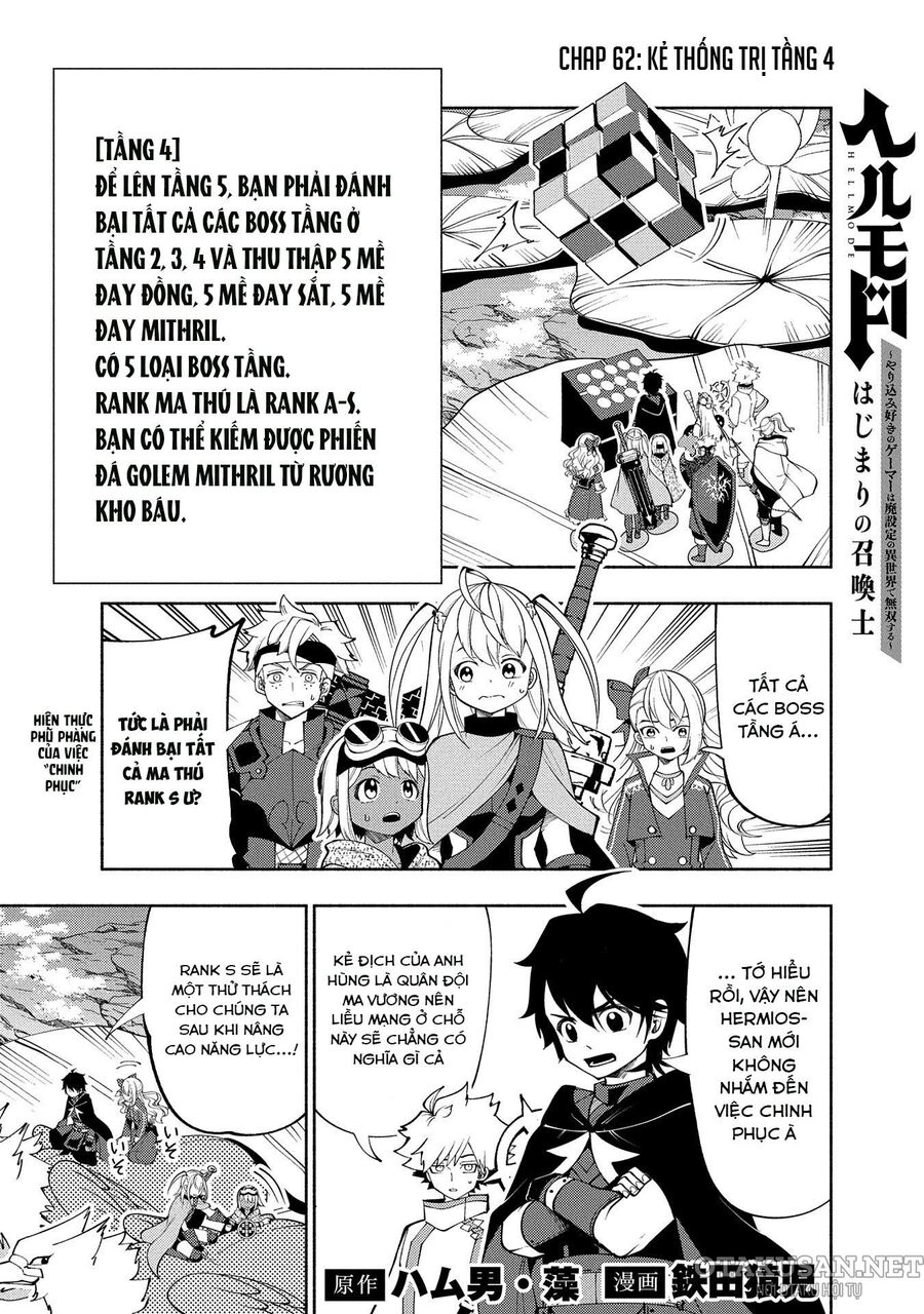 Hell Mode: Yarikomi Suki No Gamer Wa Hai Settei No Isekai De Musou Suru Chapter 62 - Trang 2