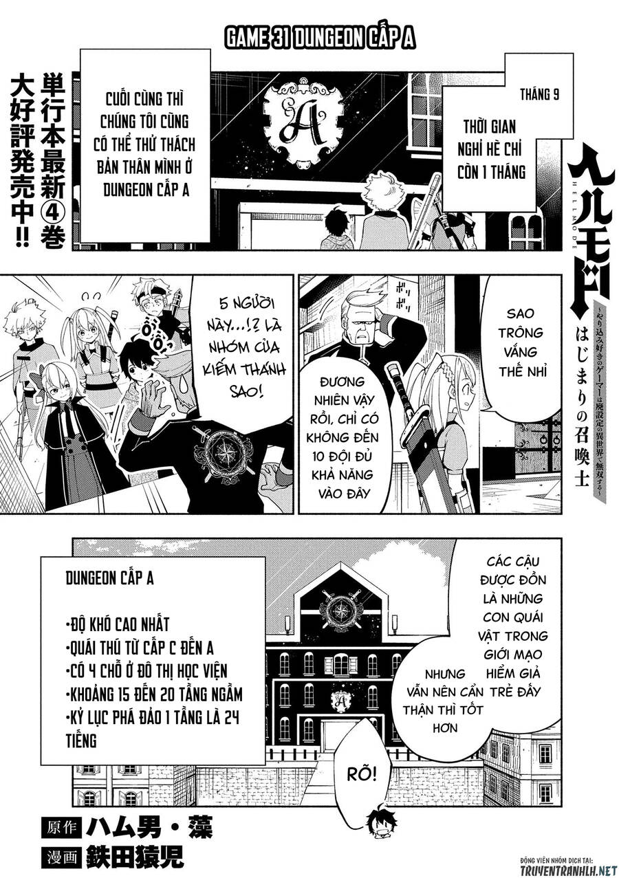 Hell Mode: Yarikomi Suki No Gamer Wa Hai Settei No Isekai De Musou Suru Chapter 31 - Trang 2