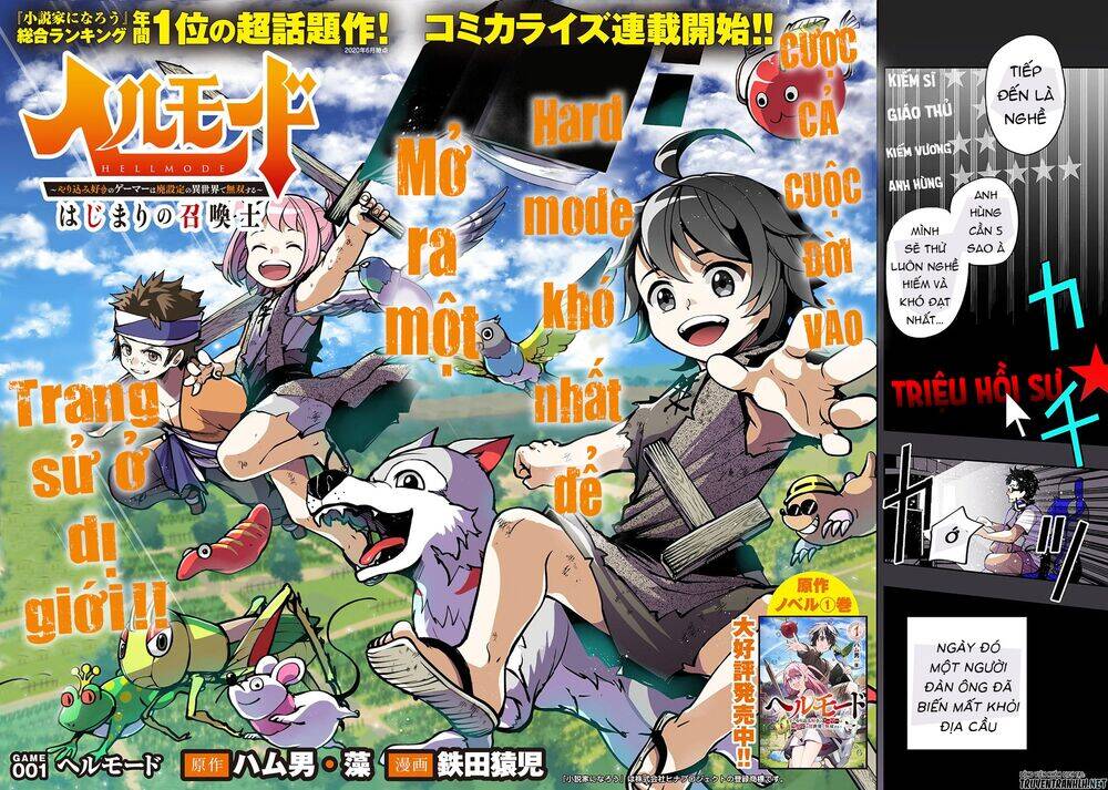 Hell Mode: Yarikomi Suki No Gamer Wa Hai Settei No Isekai De Musou Suru Chapter 1 - Trang 2