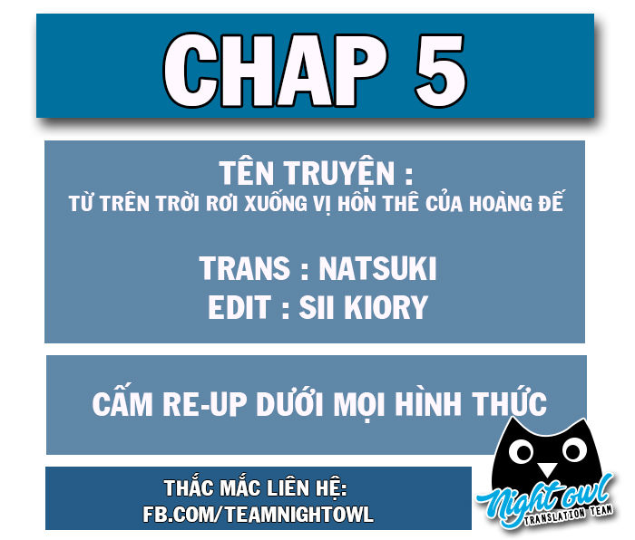 Từ Trên Trời Rơi Xuống Vị Hôn Thê Của Hoàng Đế Chapter 5 - Trang 2