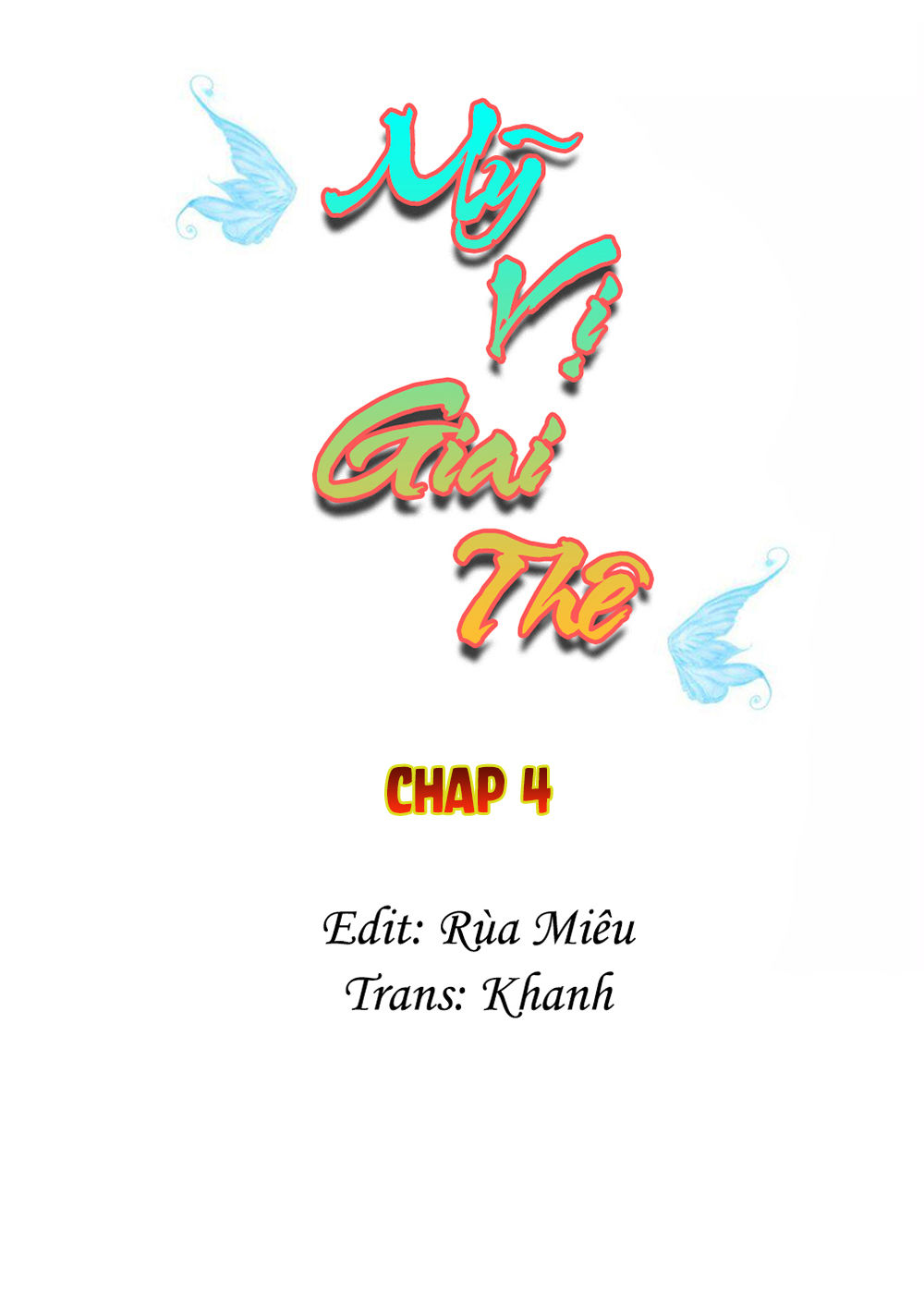 Mỹ Vị Giai Thê Chapter 4 - Trang 2