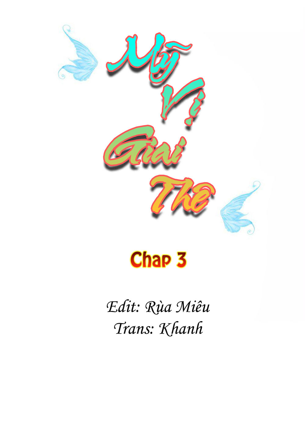 Mỹ Vị Giai Thê Chapter 3 - Trang 2