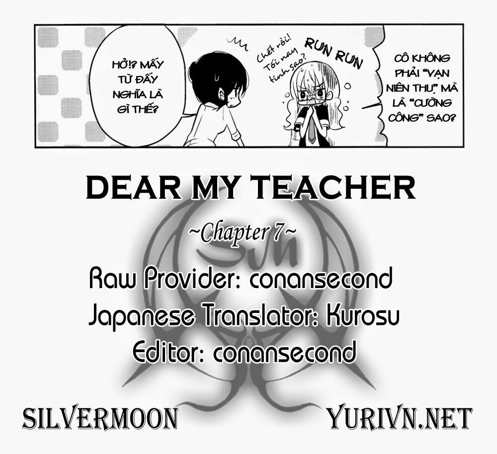 Dear My Teacher Chapter 7 - Trang 2