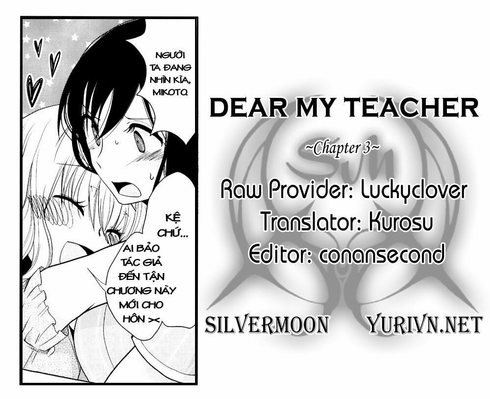 Dear My Teacher Chapter 3 - Trang 2