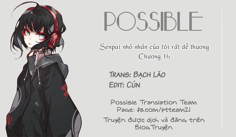 Senpai Nhỏ Nhắn Của Tôi Rất Dễ Thương Chapter 16 - Trang 2