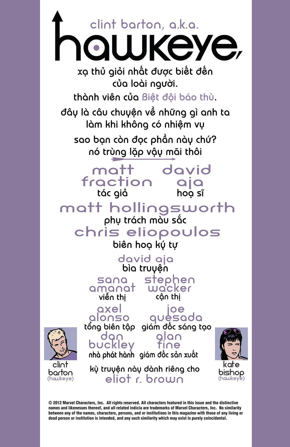 Hawkeye 2012 Chapter 16 - Trang 2