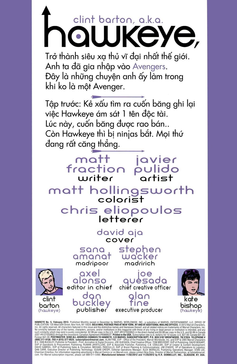 Hawkeye 2012 Chapter 5 - Trang 2