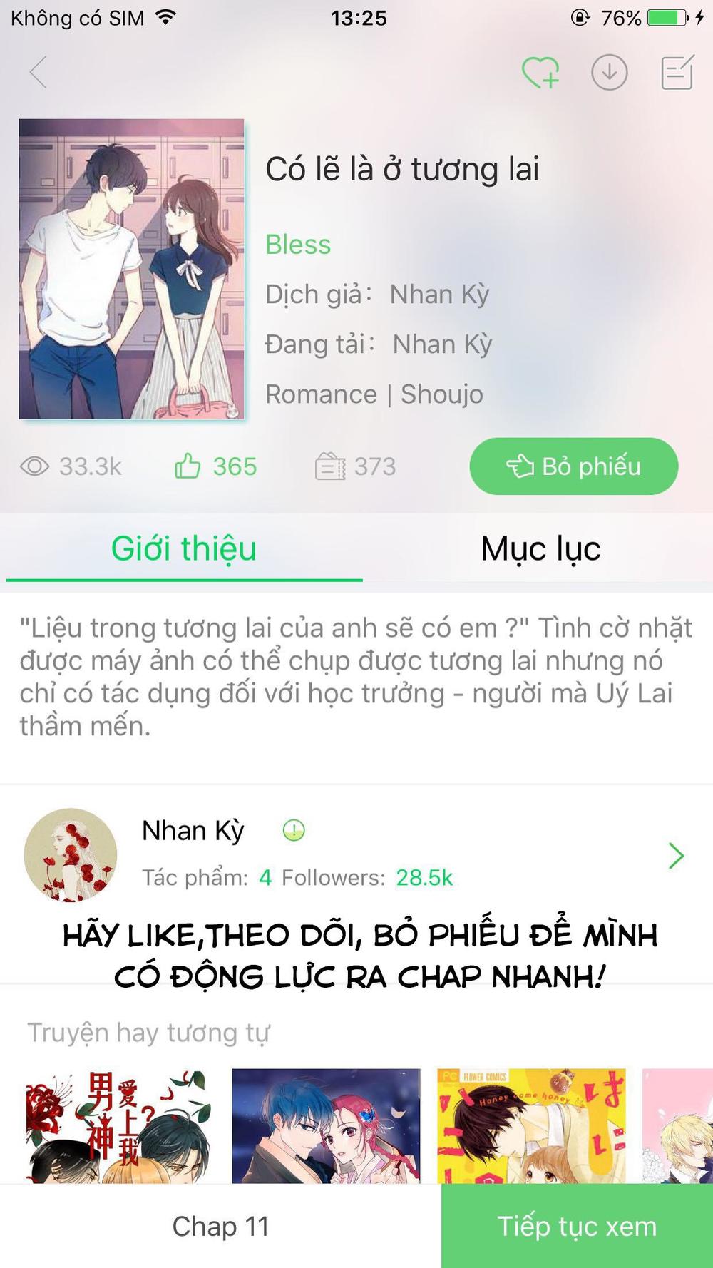 Có Lẽ Là Ở Tương Lai Chapter 12 - Trang 2