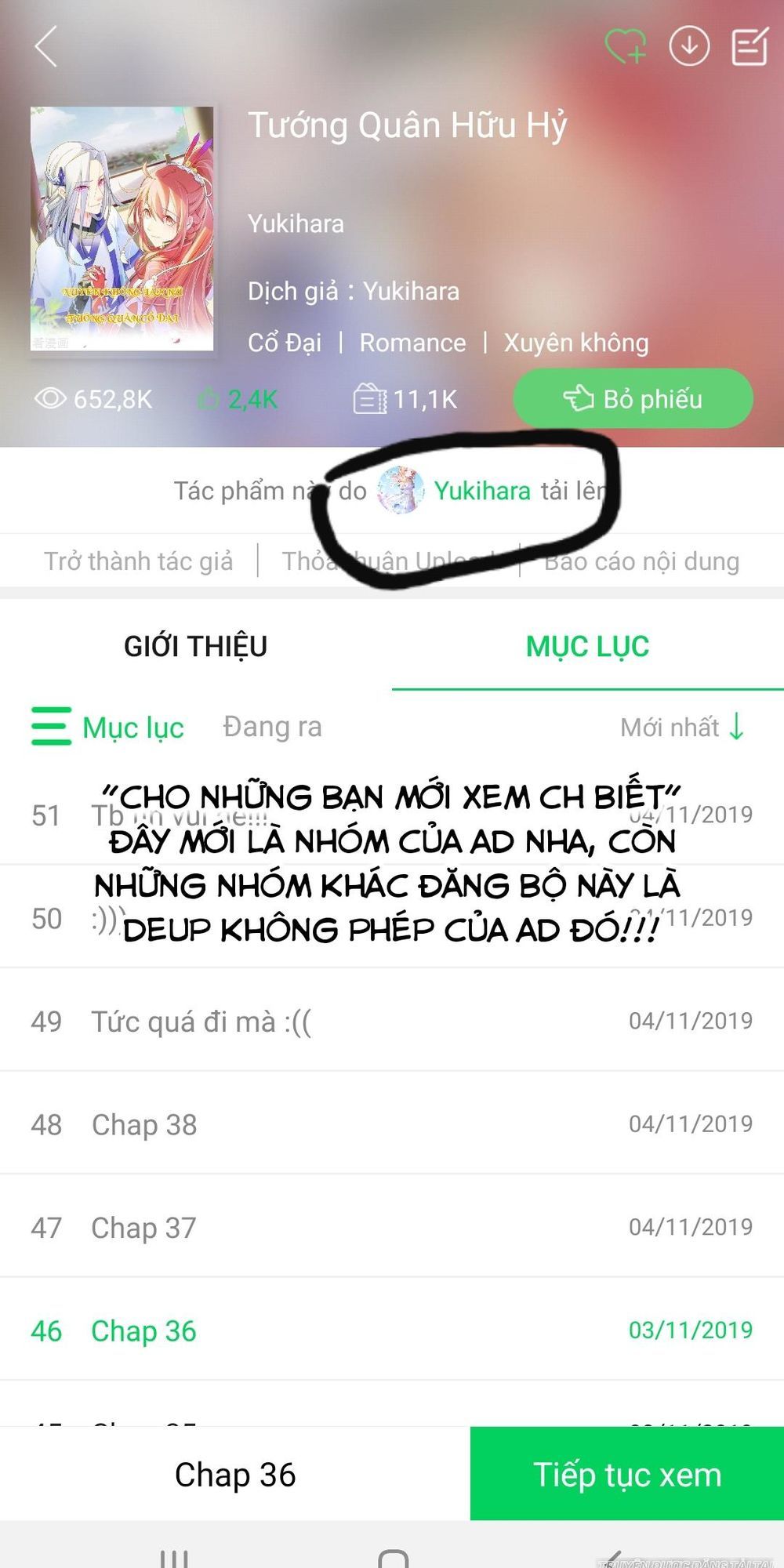 Tướng Quân Hữu Hỷ Chapter 39 - Trang 2