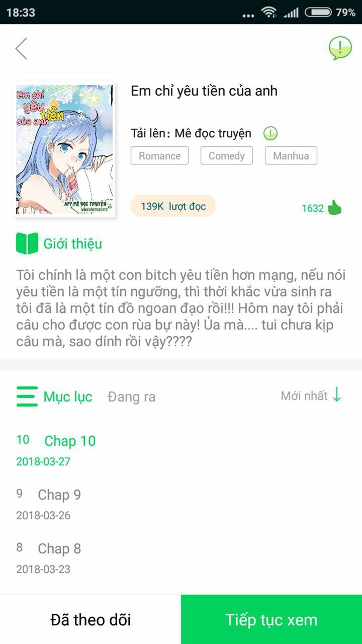 Em Chỉ Yêu Tiền Của Anh Chapter 6 - Trang 2