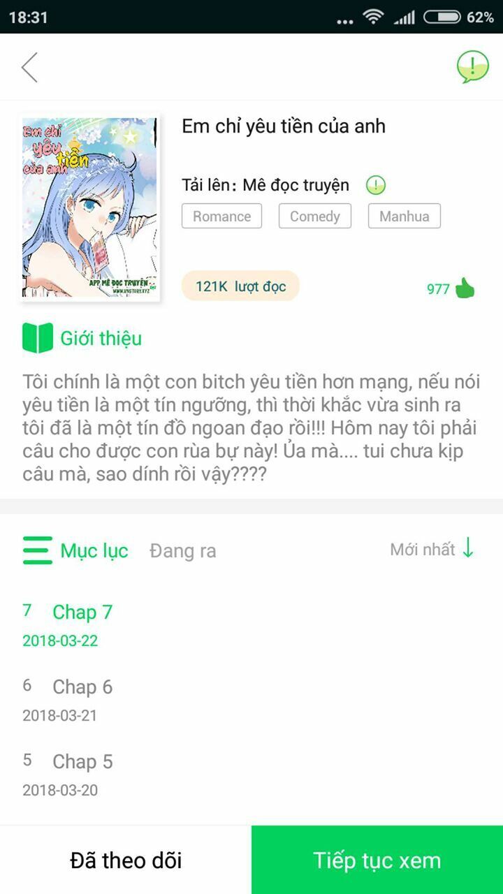 Em Chỉ Yêu Tiền Của Anh Chapter 4 - Trang 2