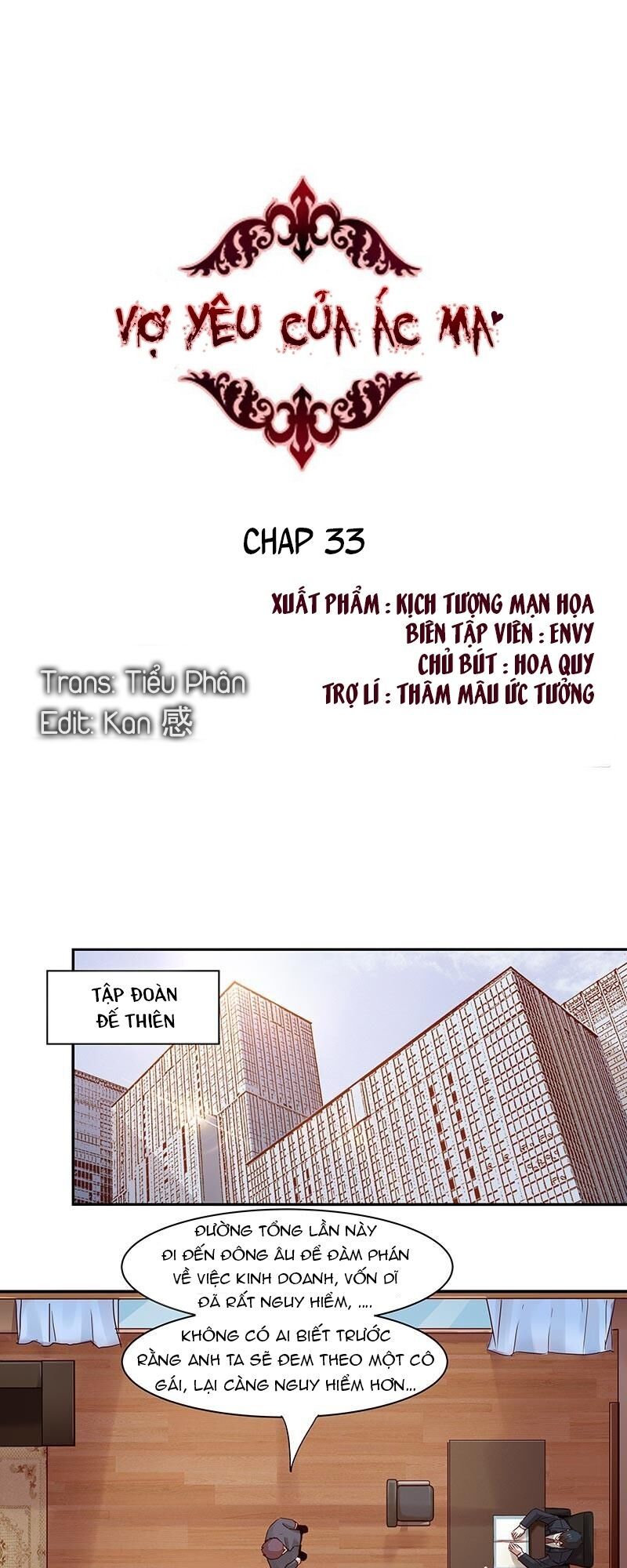 Vợ Yêu Của Ác Ma Chapter 33 - Trang 2