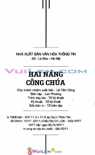 2 Nàng Công Chúa Chapter 6 - Trang 2