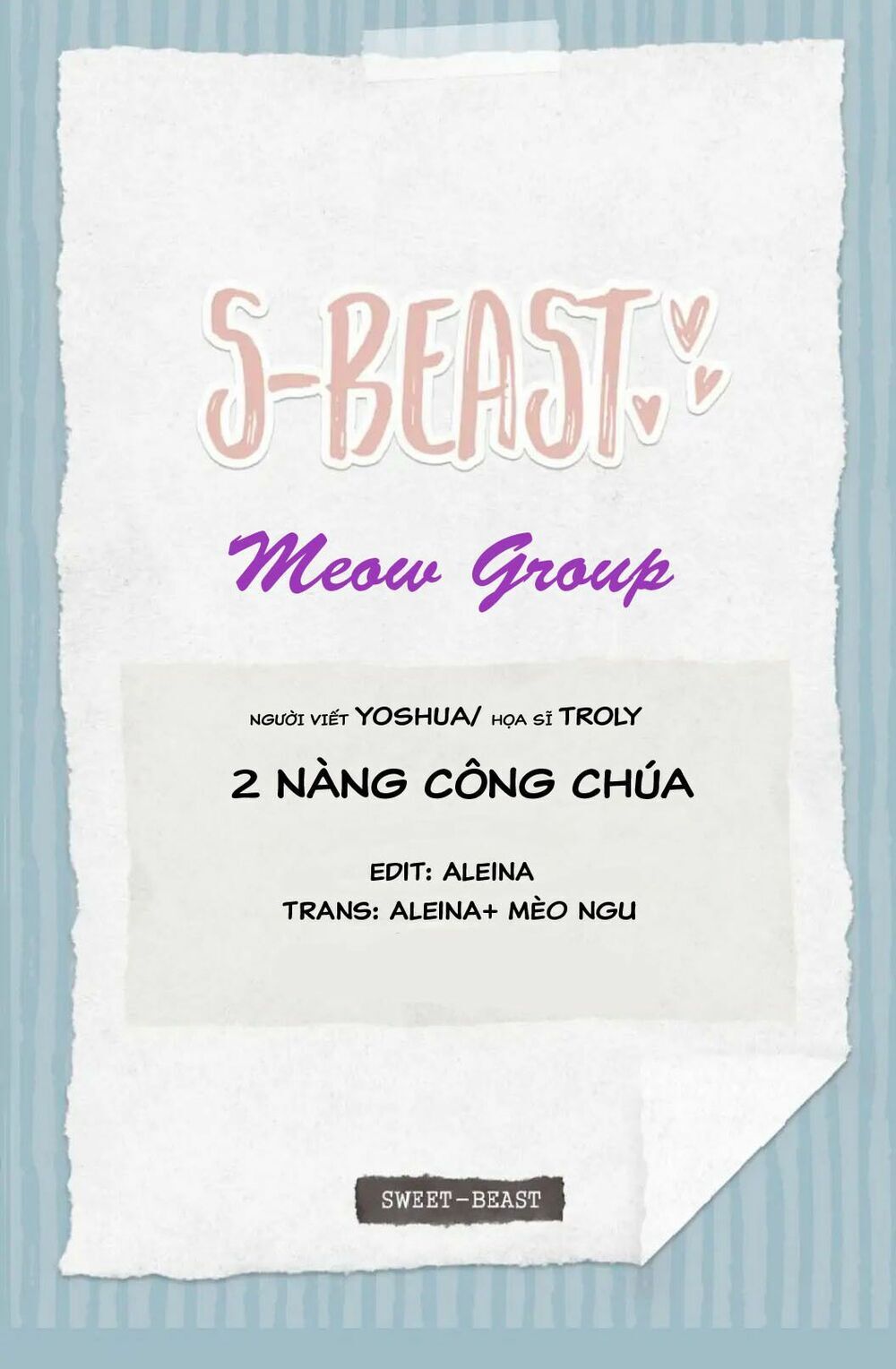 2 Nàng Công Chúa Chapter 1 - Trang 2