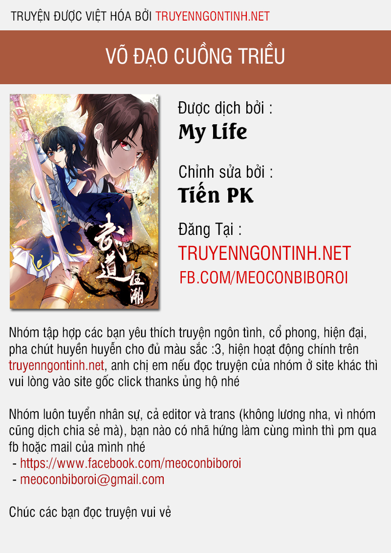 Võ Đạo Cuồng Triều Chapter 1 - Trang 2