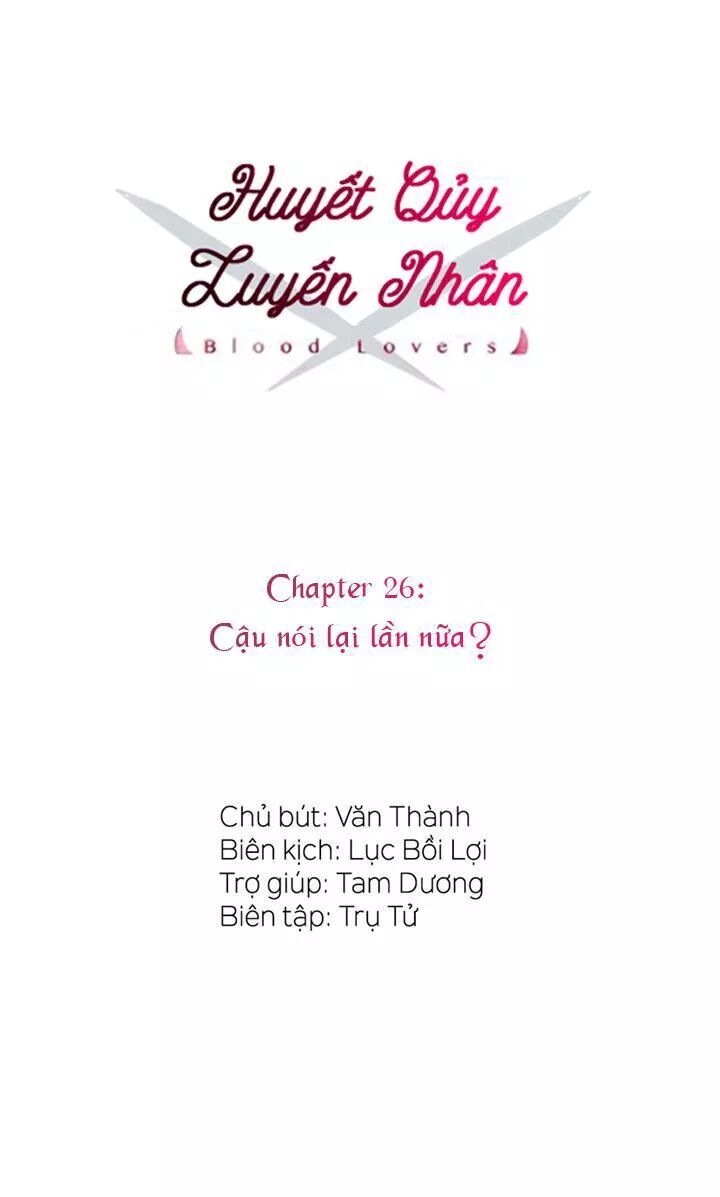 Tình Yêu Huyết Ma Chapter 26 - Trang 2