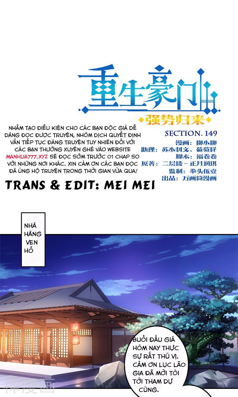 Trọng Sinh Chi Hao Môn Cường Thế Quy Lai Chapter 149 - Trang 2