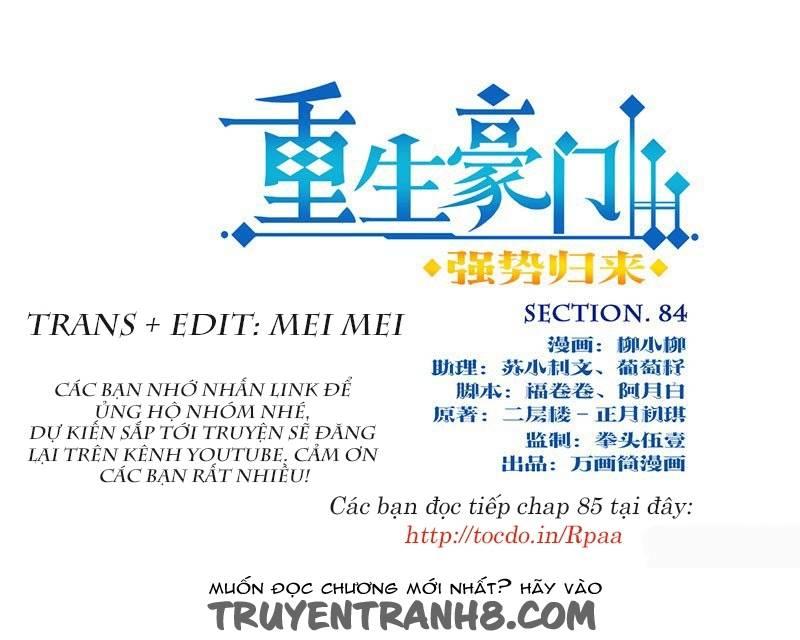 Trọng Sinh Chi Hao Môn Cường Thế Quy Lai Chapter 84 - Trang 2